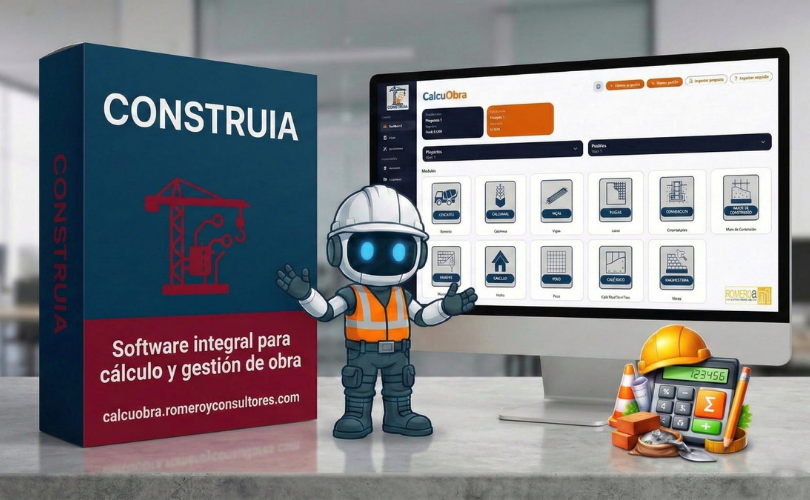 Caja del software ConstruiA CalcuObra